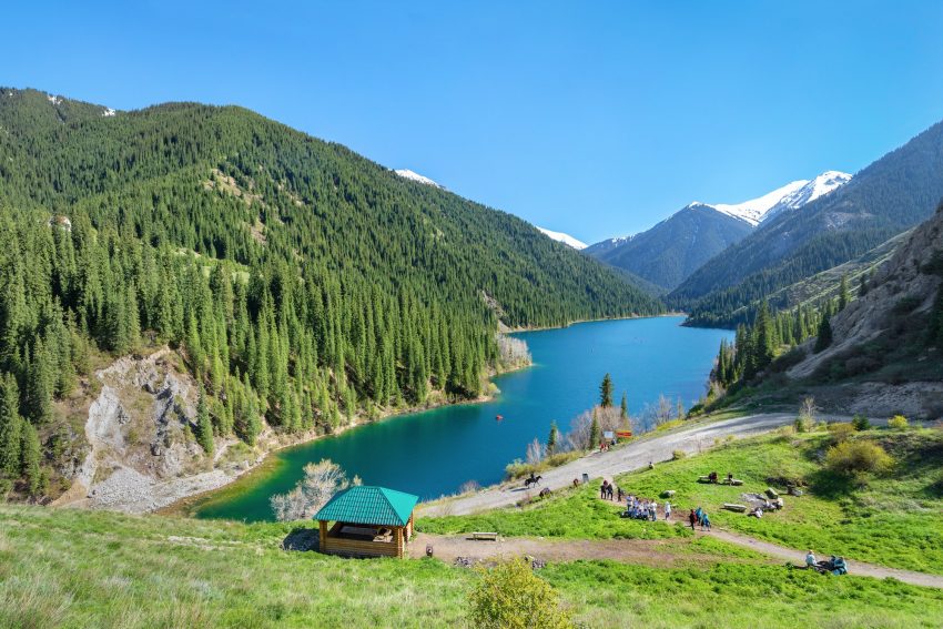 Kolsai lakes National Natural Park in Kazachstan